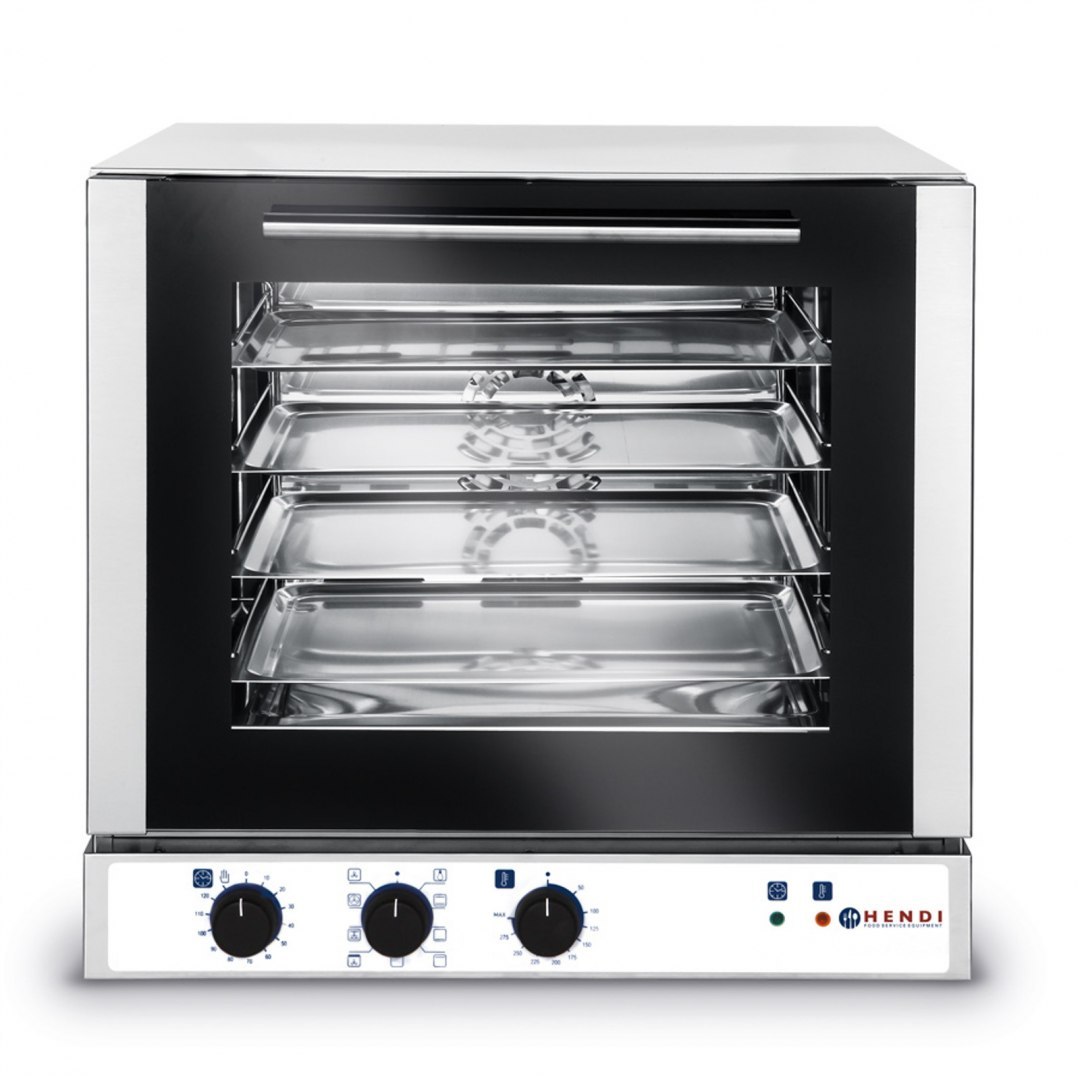 Piec konwekcyjny multifunkcyjny na 4 blachy 2600W 230V - Hendi 225165 Hendi Piec konwekcyjny multifunkcyjny na 4 blachy 2600W 230V - Hendi 225165 Hendi