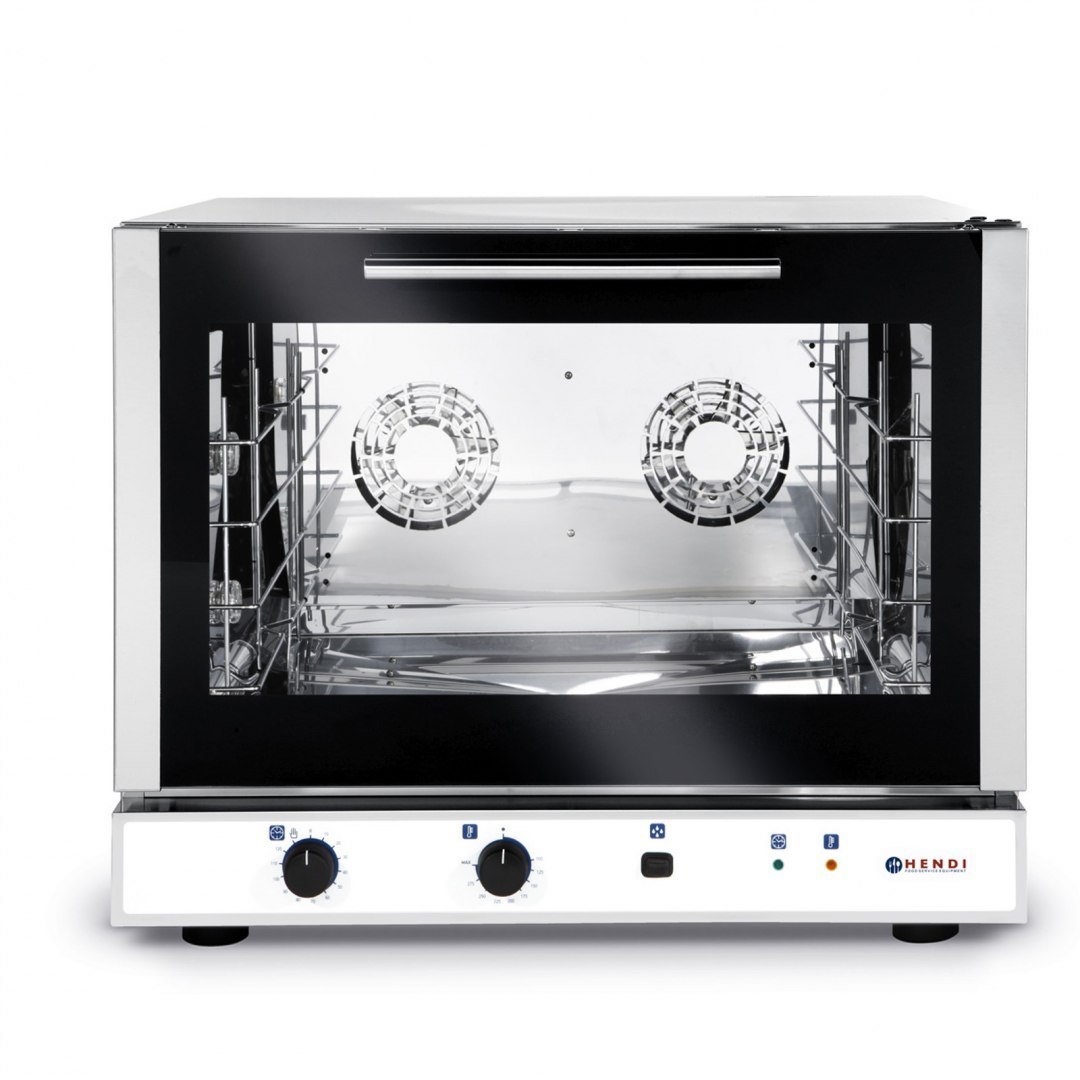 Piec konwekcyjny piekarniczy z nawilżaniem 4 blachy 600x400mm 230V 3400W - Hendi 225516 Hendi Piec konwekcyjny piekarniczy z nawilżaniem 4 blachy 600x400mm 230V 3400W - Hendi 225516 Hendi