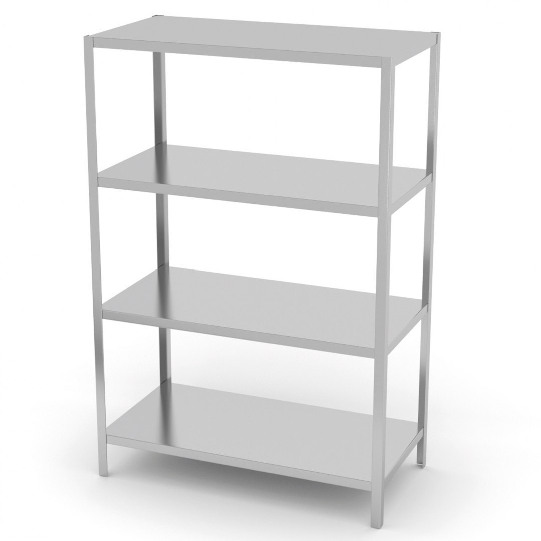 Regał magazynowy gastronomiczny ze stali nierdzewnej 4 półki pełne 180(h)x80x40cm - Hendi 812518 Hendi Regał magazynowy gastronomiczny ze stali nierdzewnej 4 półki pełne 180(h)x80x40cm - Hendi 812518 Hendi