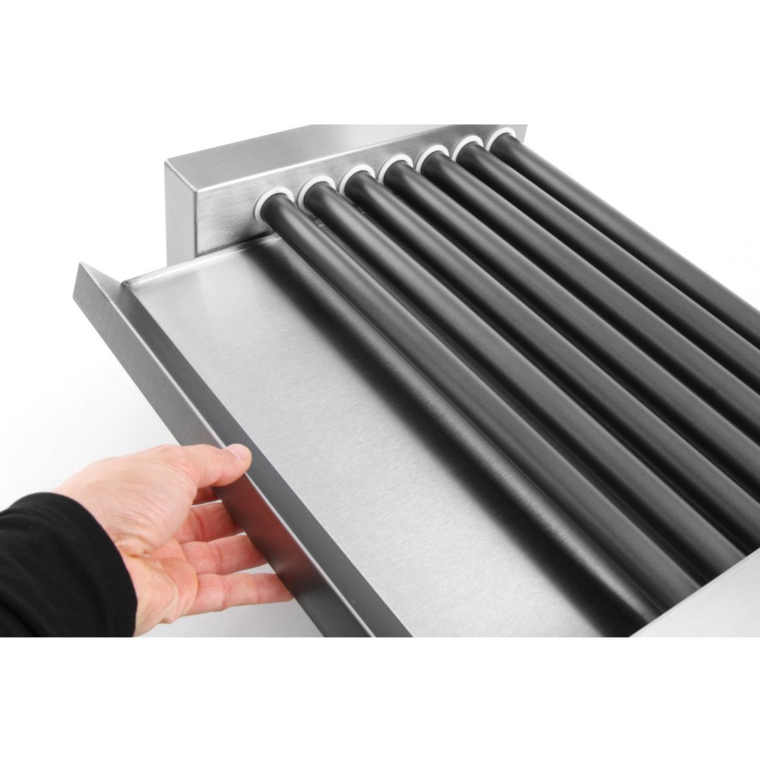 Roller grill podgrzewacz rolkowy do parówek 11 rolek 1180W - Hendi 268704 Hendi Roller grill podgrzewacz rolkowy do parówek 11 rolek 1180W - Hendi 268704 Hendi