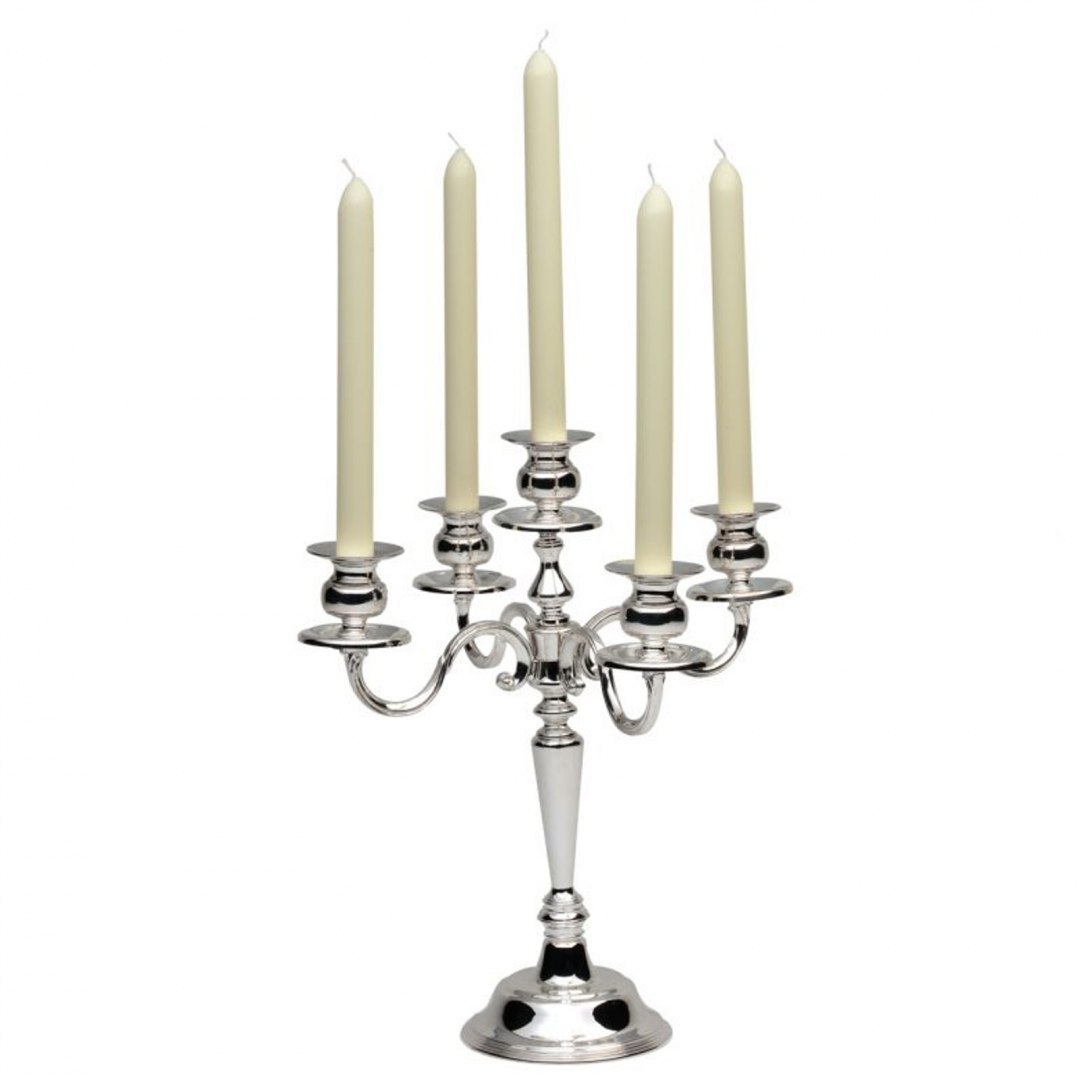 Świecznik 5-ramienny stołowy wys.960 mm stalowy niklowany - Hendi 466124 Hendi Świecznik 5-ramienny stołowy wys.960 mm stalowy niklowany - Hendi 466124 Hendi