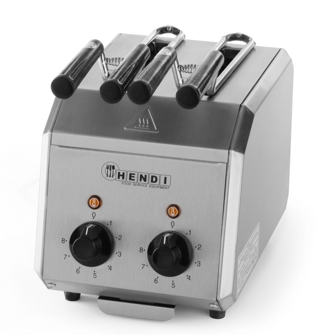 Toster kanapkowy z timerem podwójny 1200W- Hendi 261163 Hendi Toster kanapkowy z timerem podwójny 1200W- Hendi 261163 Hendi