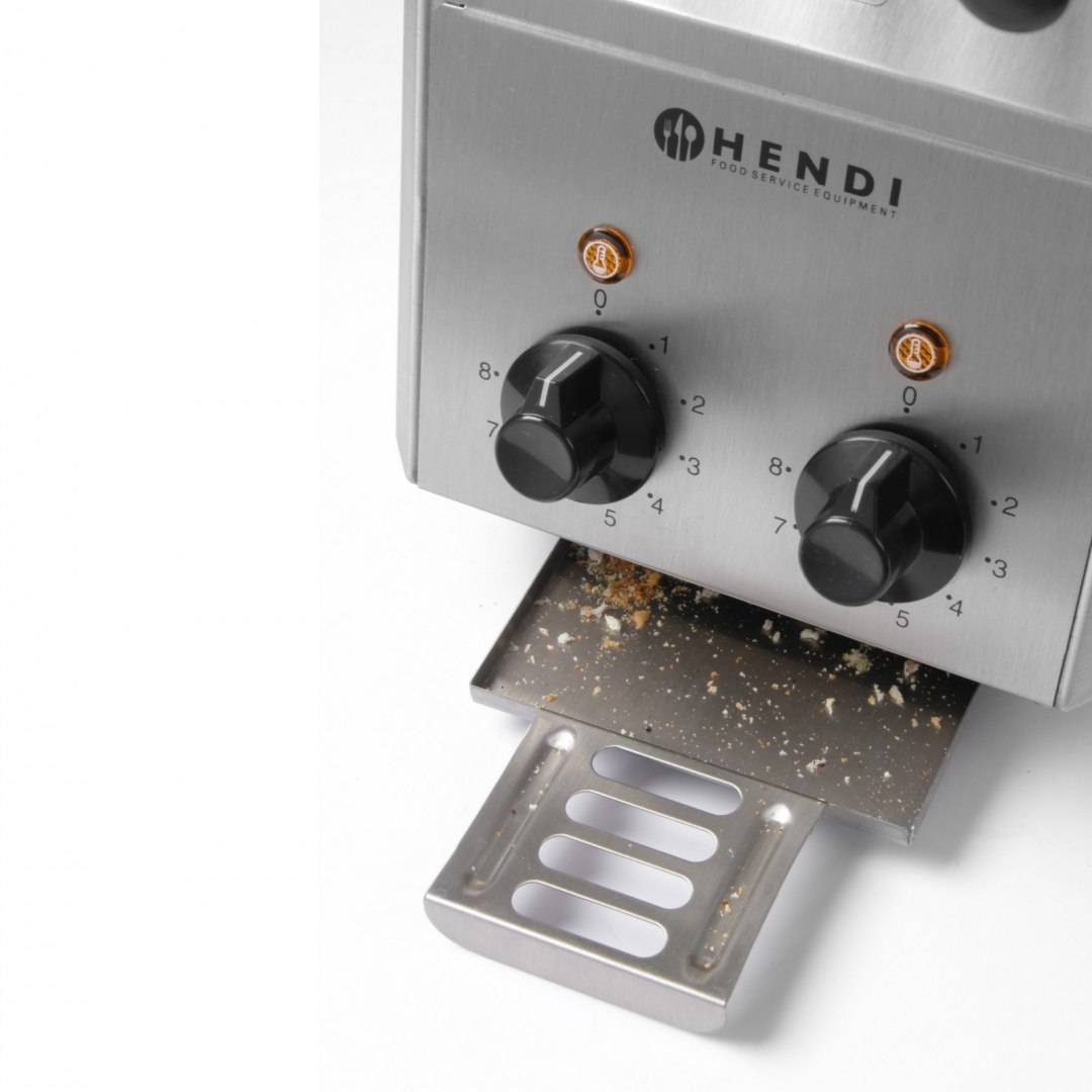 Toster kanapkowy z timerem podwójny 1200W- Hendi 261163 Hendi Toster kanapkowy z timerem podwójny 1200W- Hendi 261163 Hendi