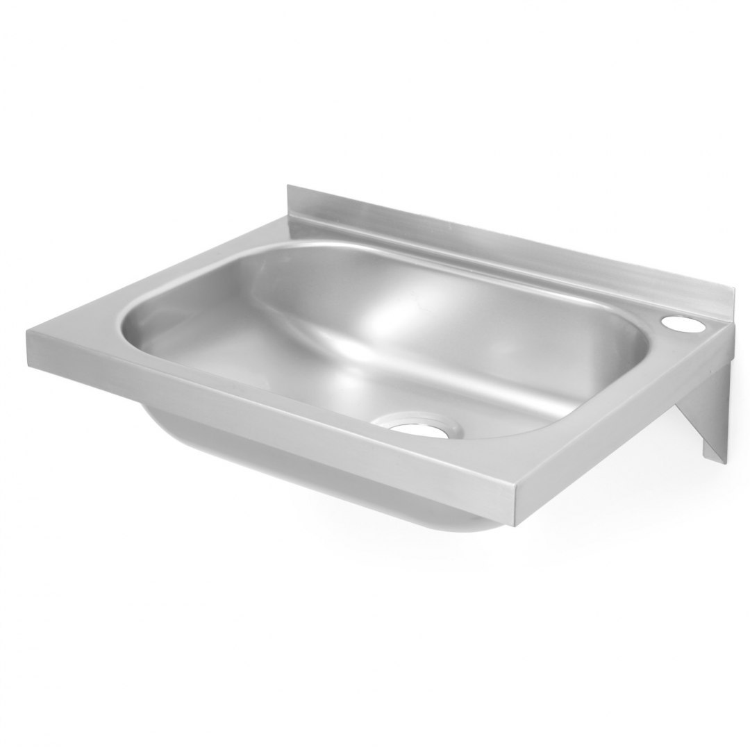 Umywalka stalowa do rąk wiszca na ścianę 400x295mm - Hendi 811818 Hendi Umywalka stalowa do rąk wiszca na ścianę 400x295mm - Hendi 811818 Hendi