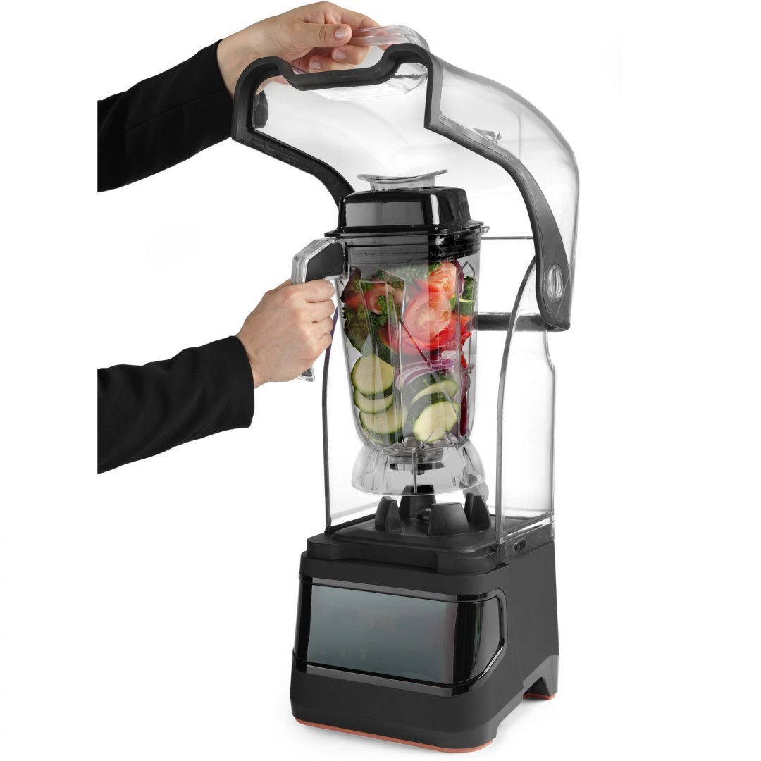Blender mikser kielichowy z obudową wyciszającą sterowany cyfrowo 2.5L 230V Hendi 230695 Hendi Blender mikser kielichowy z obudową wyciszającą sterowany cyfrowo 2.5L 230V Hendi 230695 Hendi