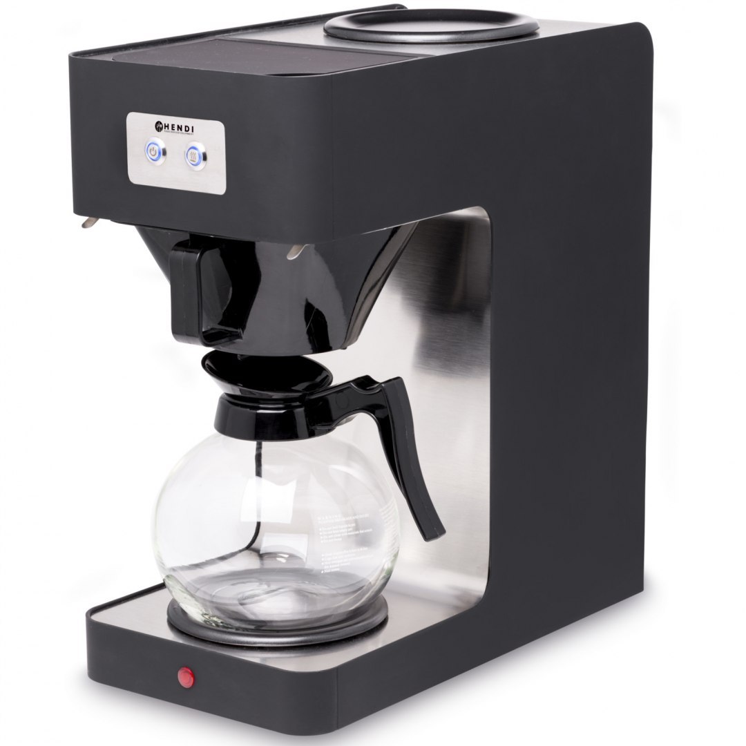 Kawiarka zaparzacz przelewowy do kawy z dzbankiem 1.8L do filtrów 110/250mm Hendi 208533 Hendi Kawiarka zaparzacz przelewowy do kawy z dzbankiem 1.8L do filtrów 110/250mm Hendi 208533 Hendi