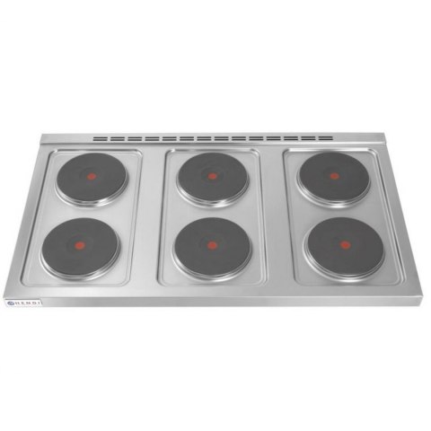 Kuchnia elektryczna wolnostojąca na podstawie stalowej 6 x 2.6kW szer. 120cm Hendi Kuchnia elektryczna wolnostojąca na podstawie stalowej 6 x 2.6kW szer. 120cm Hendi
