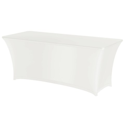 Obrus prostokątny bez prasowania 183x760cm tkanina Jersey biały - Hendi 814420 Hendi