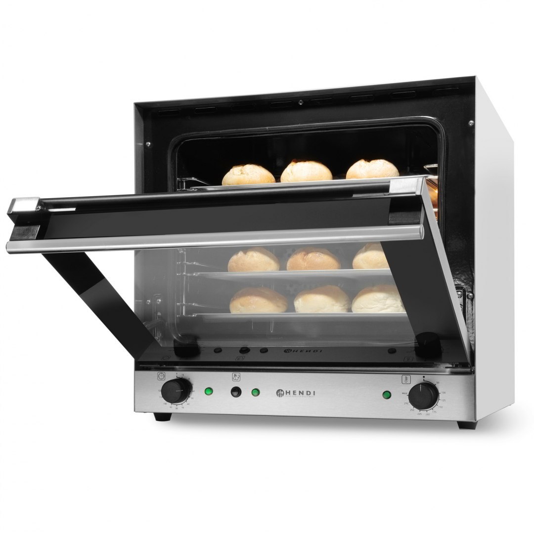 Piec konwekcyjny z nawilżaniem H90S na 4 blachy 438x315mm Hendi 227077 Hendi Piec konwekcyjny z nawilżaniem H90S na 4 blachy 438x315mm Hendi 227077 Hendi