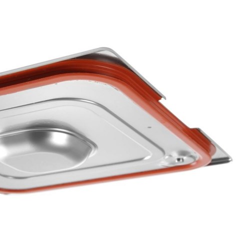 Pokrywka do pojemnika GN Profi Line z uszczelką silikonową i wycięciem na uchwyty GN1/3 325x176mm stal - Hendi 804339 Hendi Pokrywka do pojemnika GN Profi Line z uszczelką silikonową i wycięciem na uchwyty GN1/3 325x176mm stal - Hendi 804339 Hendi