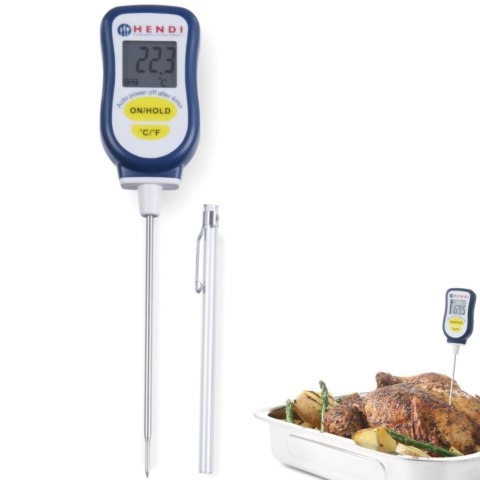 Termometr gastronomiczny cyfrowy z sondą 130mm od -50C do 350C - Hendi 271230 Hendi Termometr gastronomiczny cyfrowy z sondą 130mm od -50C do 350C - Hendi 271230 Hendi
