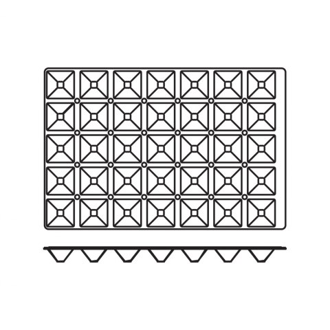 Foremki silikonowe nieprzywierające do pieczenia PYRAMIDE 600x400mm Hendi 676264 Hendi Foremki silikonowe nieprzywierające do pieczenia PYRAMIDE 600x400mm Hendi 676264 Hendi