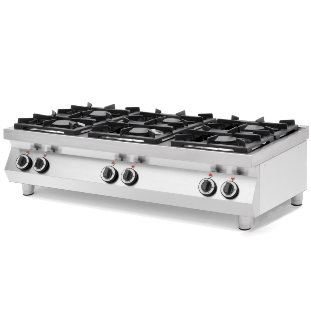 Kuchnia gazowa stołowa 6-palnikowa Kitchen Line 3x 6kW 3x 3.5kW Hendi 227398 Hendi Kuchnia gazowa stołowa 6-palnikowa Kitchen Line 3x 6kW 3x 3.5kW Hendi 227398 Hendi