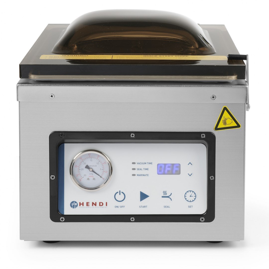 Pakowarka próżniowa komorowa z pompą olejową 300mm 950W PROFI LINE 300 Hendi 201435 Hendi Pakowarka próżniowa komorowa z pompą olejową 300mm 950W PROFI LINE 300 Hendi 201435 Hendi