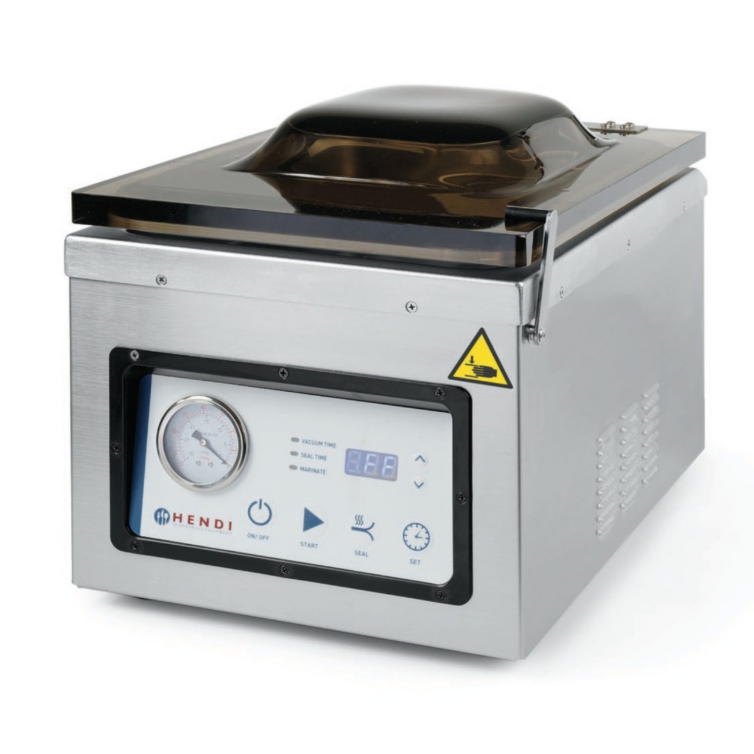 Pakowarka próżniowa komorowa z pompą olejową 300mm 950W PROFI LINE 300 Hendi 201435 Hendi Pakowarka próżniowa komorowa z pompą olejową 300mm 950W PROFI LINE 300 Hendi 201435 Hendi