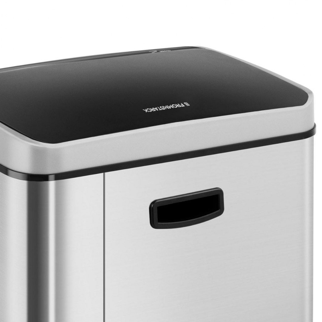 Automatyczny bezdotykowy kosz na śmieci z czujnikiem ruchu zasięg 20 cm 70 L FROMM&STARCK Automatyczny bezdotykowy kosz na śmieci z czujnikiem ruchu zasięg 20 cm 70 L FROMM&STARCK