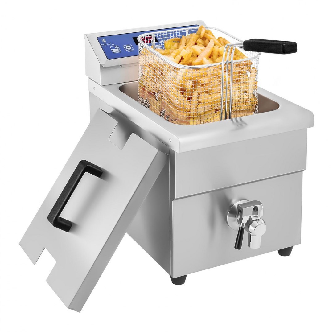 Frytownica frytkownica indukcyjna z kranem 230V Royal Catering 10L Royal Catering Frytownica frytkownica indukcyjna z kranem 230V Royal Catering 10L Royal Catering
