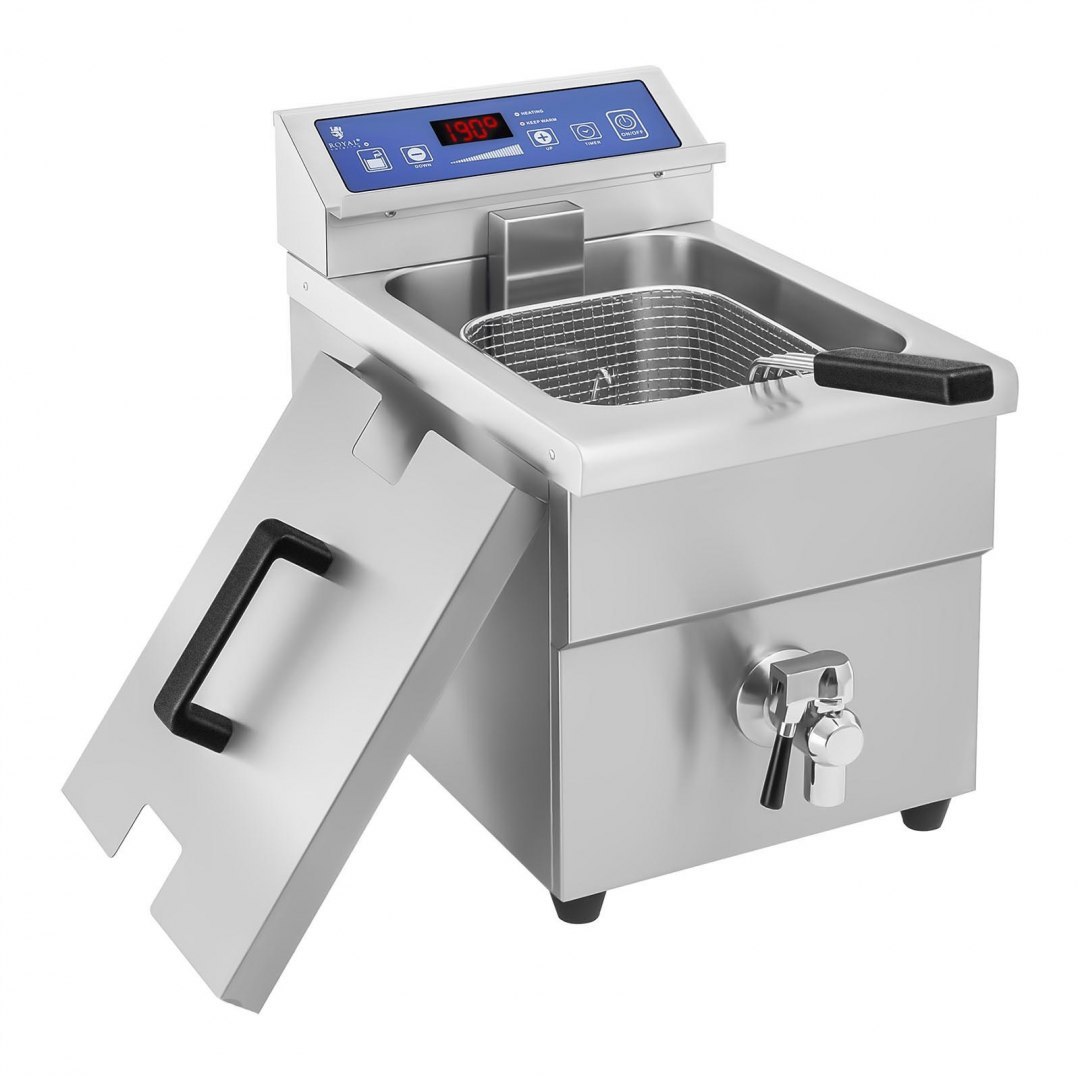 Frytownica frytkownica indukcyjna z kranem 230V Royal Catering 10L Royal Catering Frytownica frytkownica indukcyjna z kranem 230V Royal Catering 10L Royal Catering