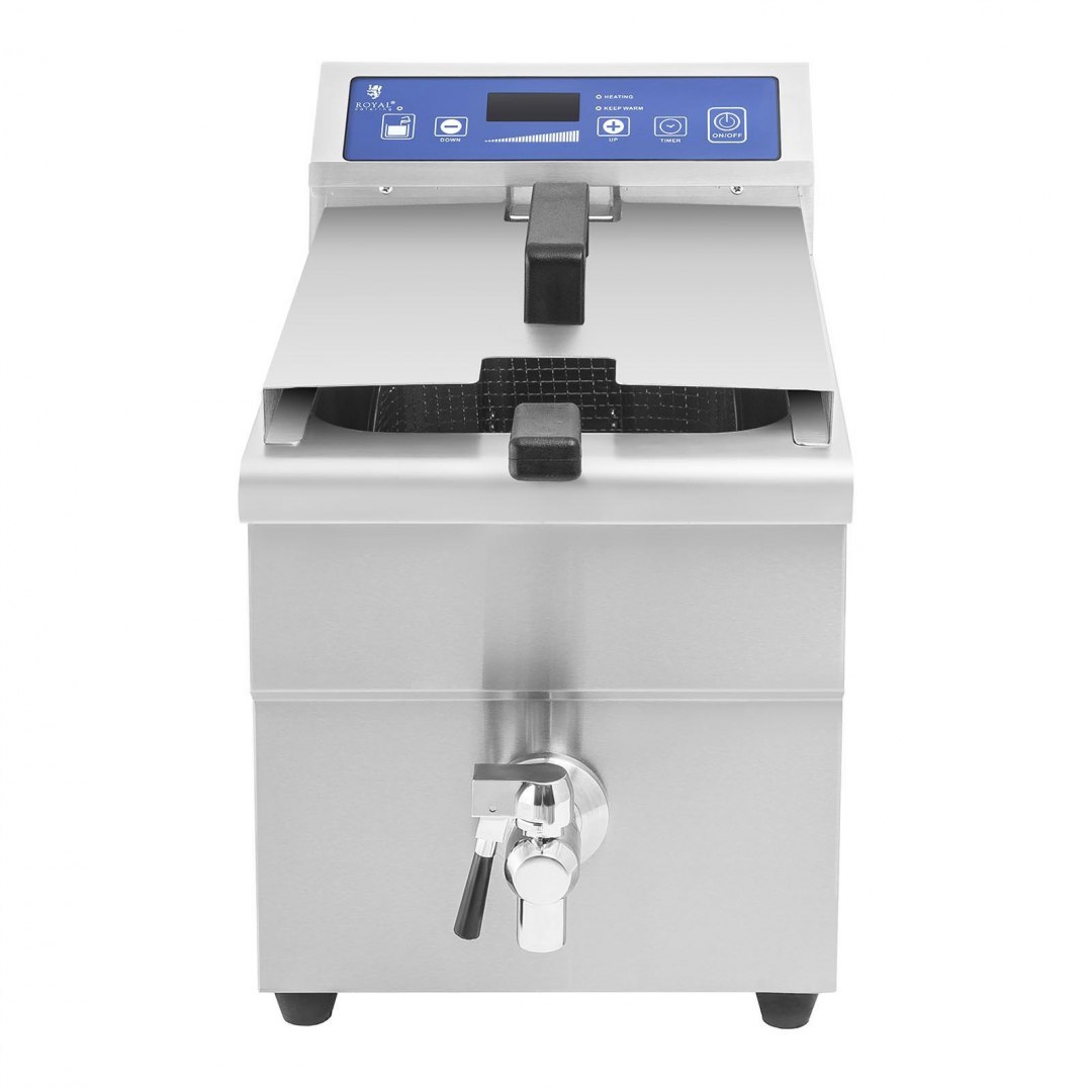 Frytownica frytkownica indukcyjna z kranem 230V Royal Catering 10L Royal Catering Frytownica frytkownica indukcyjna z kranem 230V Royal Catering 10L Royal Catering