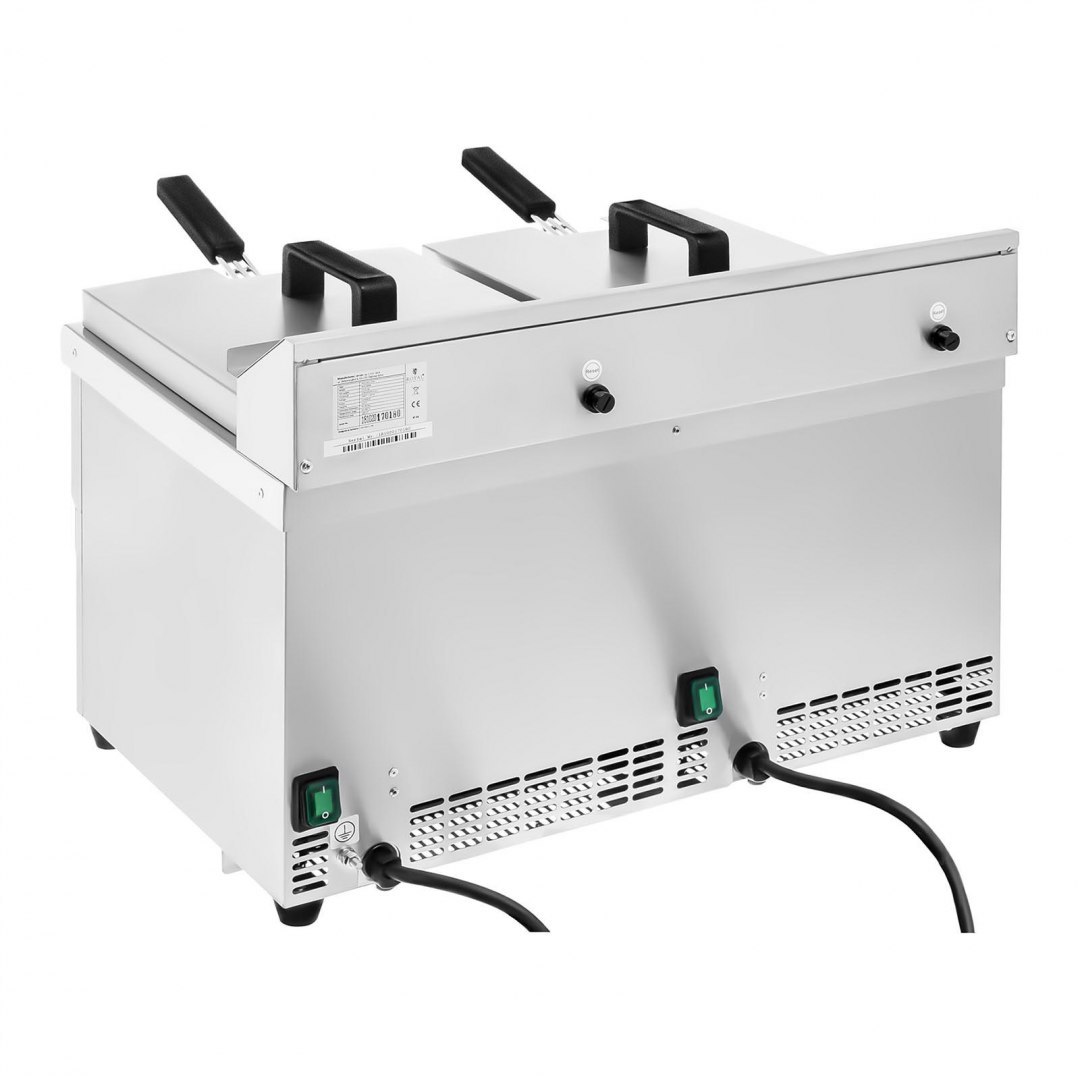 Frytownica frytkownica podwójna indukcyjna 7000W 230V Royal Catering 2x 10L Royal Catering Frytownica frytkownica podwójna indukcyjna 7000W 230V Royal Catering 2x 10L Royal Catering