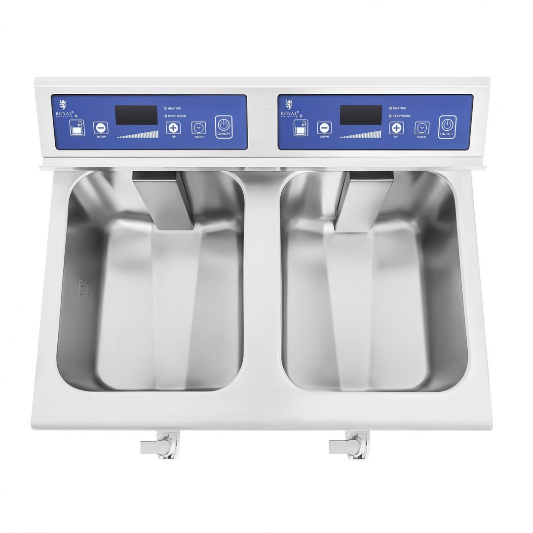 Frytownica frytkownica podwójna indukcyjna 7000W 230V Royal Catering 2x 10L Royal Catering Frytownica frytkownica podwójna indukcyjna 7000W 230V Royal Catering 2x 10L Royal Catering