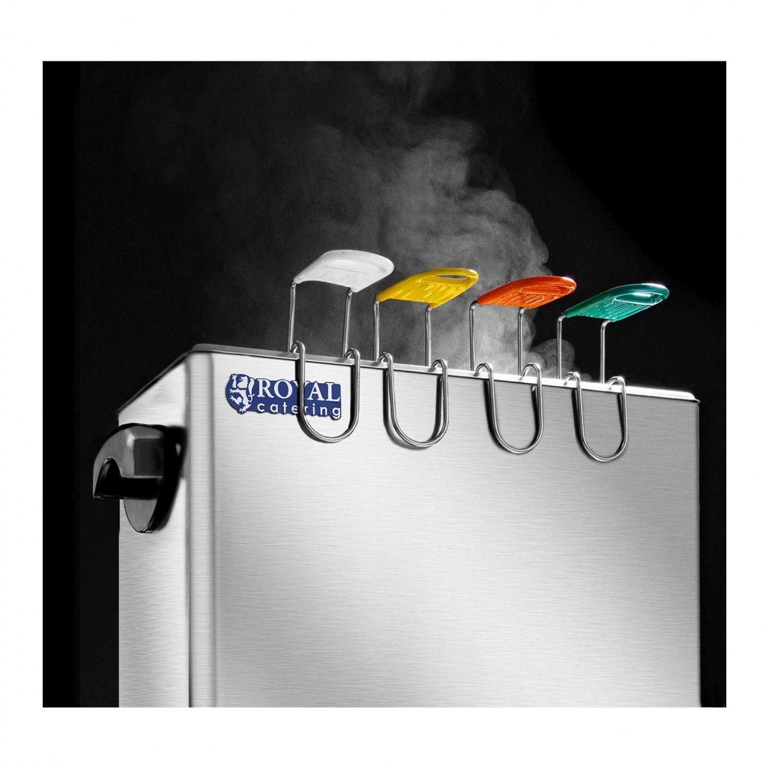 Jajowar urządzenie do gotowania 8 jajek 2600W 30 - 110C + 4x podstawka do jajek Royal Catering Jajowar urządzenie do gotowania 8 jajek 2600W 30 - 110C + 4x podstawka do jajek Royal Catering