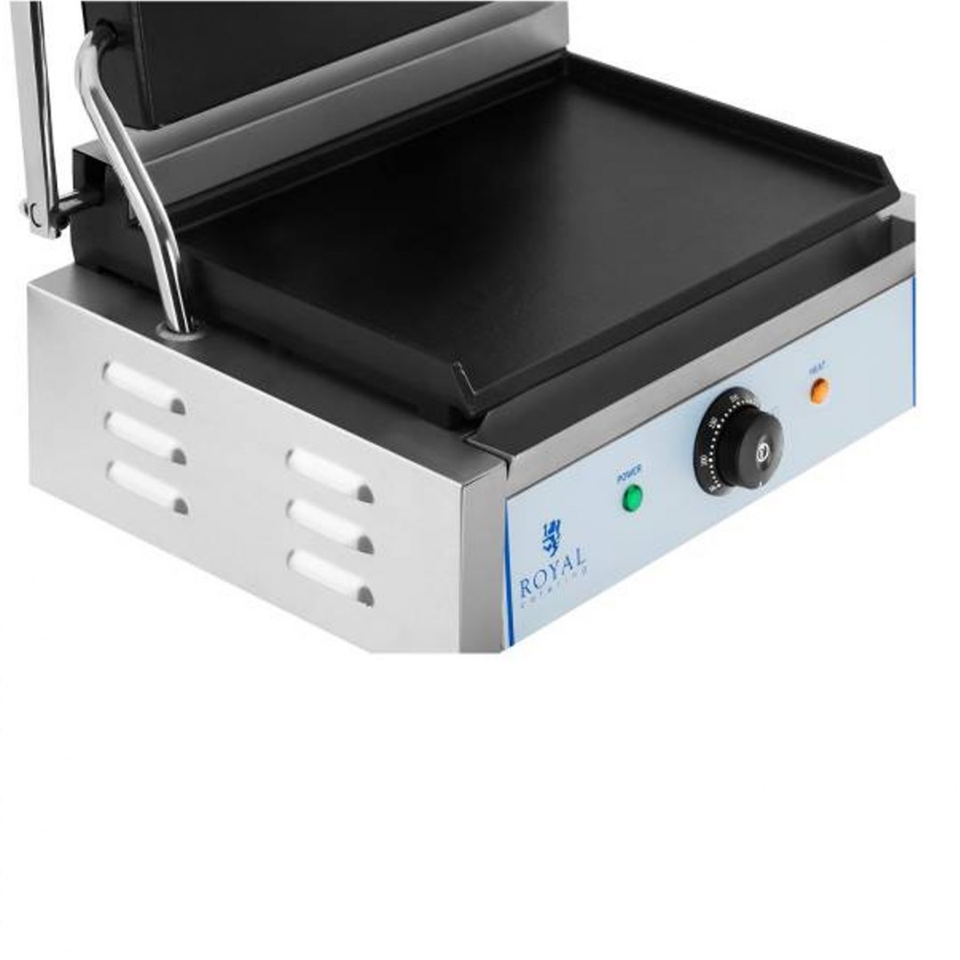 Kontakt grill kontaktowy dwustronny gładki PANINI 2200W 230V Royal Catering Royal Catering Kontakt grill kontaktowy dwustronny gładki PANINI 2200W 230V Royal Catering Royal Catering