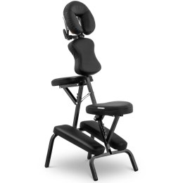 Krzesło do masażu składane do 130 kg czarne Physa