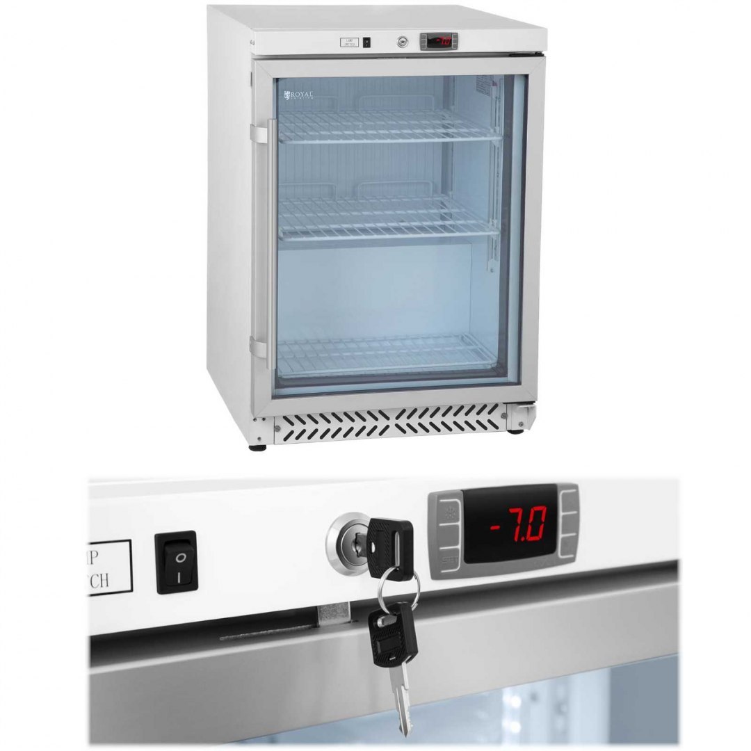 Lodówka chłodziarka szafa chłodnicza barowa przeszklona do -8C 170L Royal Catering Lodówka chłodziarka szafa chłodnicza barowa przeszklona do -8C 170L Royal Catering