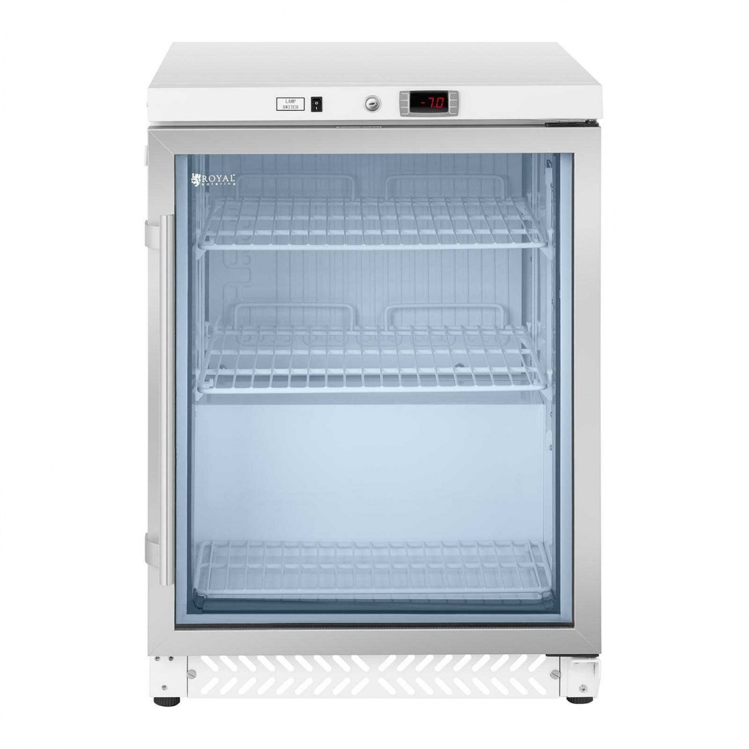 Lodówka chłodziarka szafa chłodnicza barowa przeszklona do -8C 170L Royal Catering Lodówka chłodziarka szafa chłodnicza barowa przeszklona do -8C 170L Royal Catering