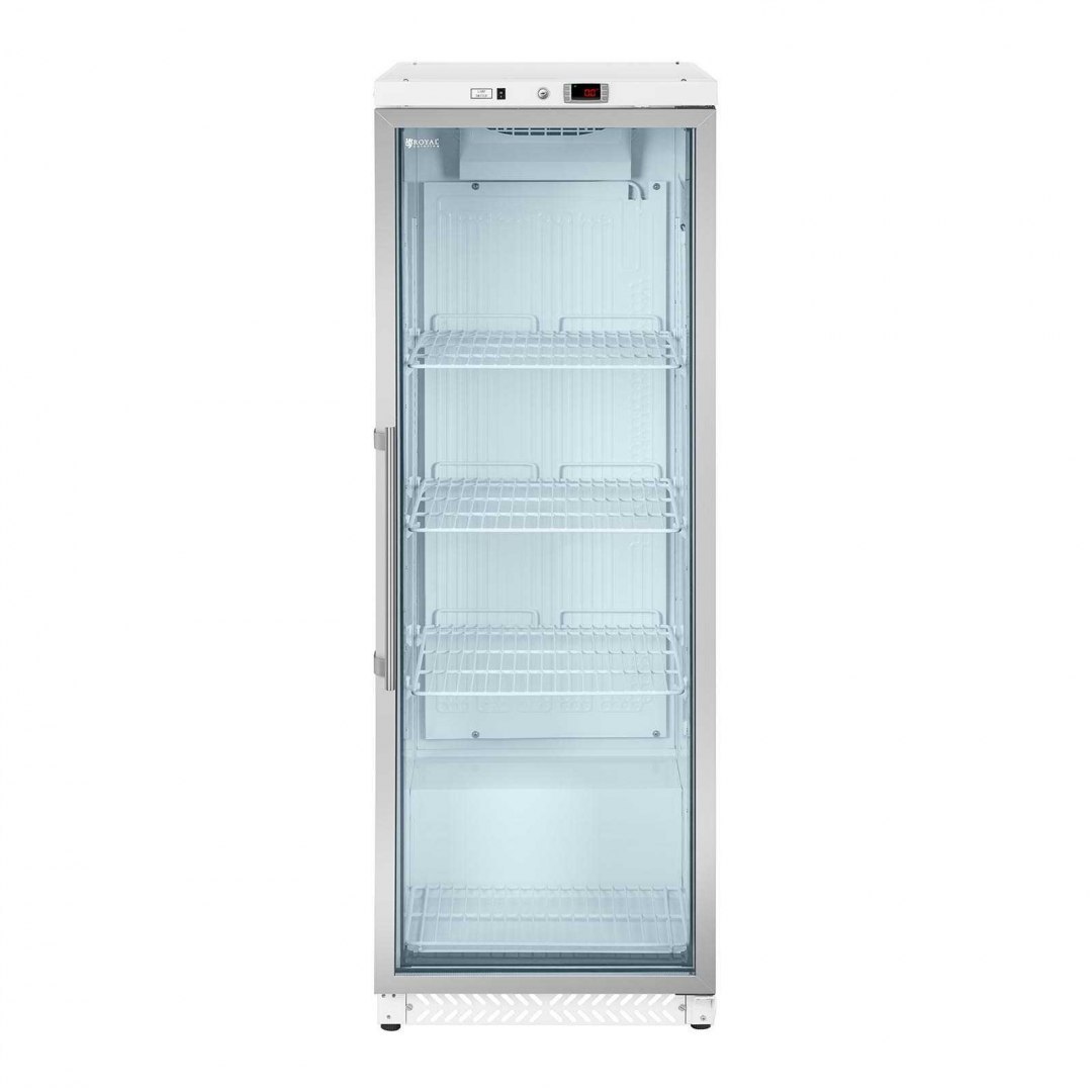 Lodówka chłodziarka szafa chłodnicza barowa przeszklona do -8C 391L Royal Catering Lodówka chłodziarka szafa chłodnicza barowa przeszklona do -8C 391L Royal Catering