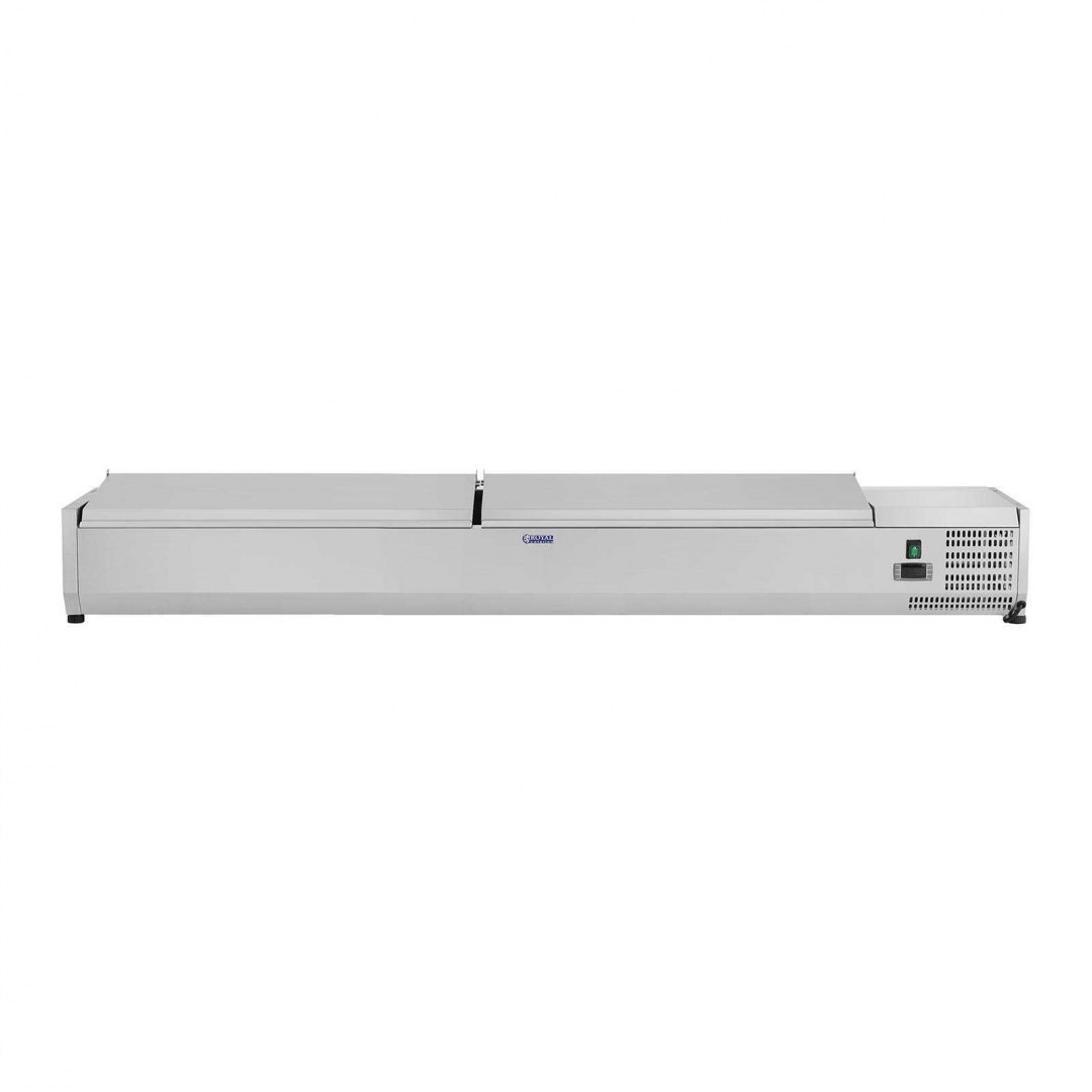 Nadstawa chłodnicza ze stalową pokrywą 10x GN1/4 200cm Royal Catering Nadstawa chłodnicza ze stalową pokrywą 10x GN1/4 200cm Royal Catering