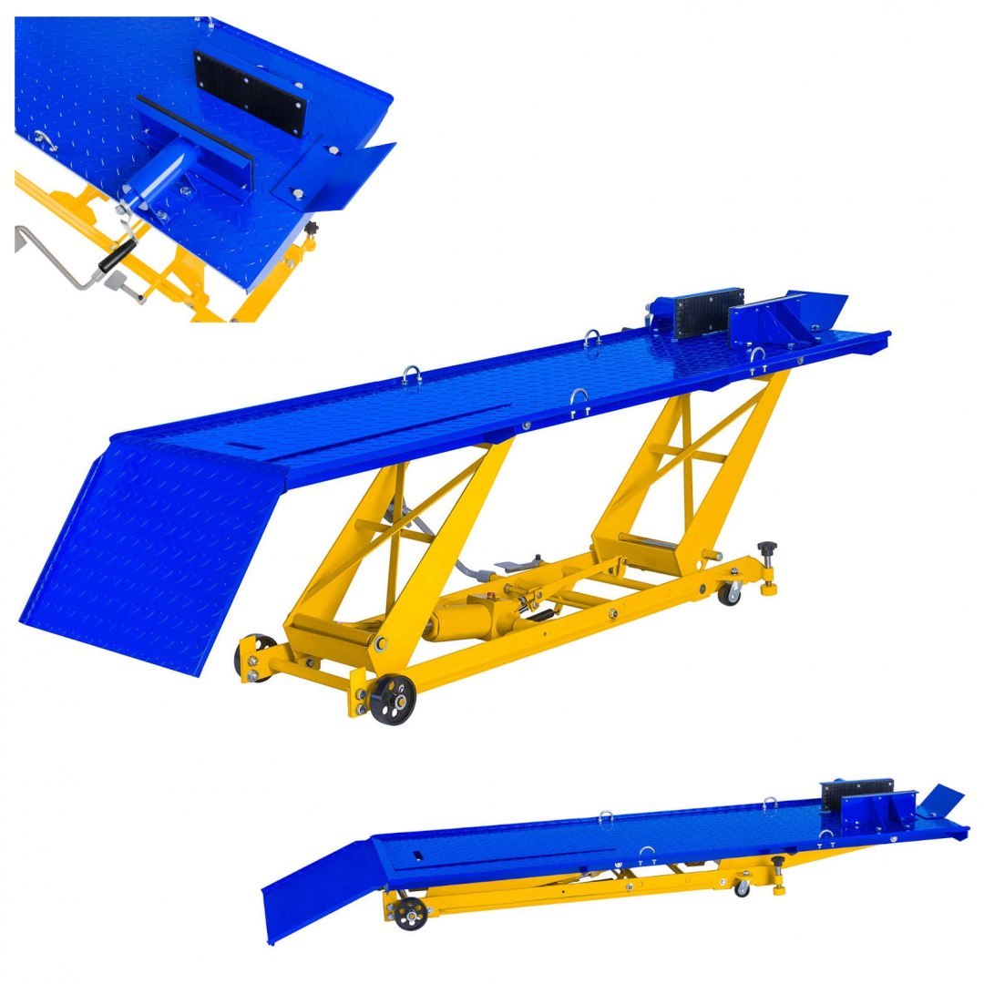 Platforma winda podnośnik stołowy motocyklowy do motocykli z podjazdem imadłem MSW MHB-450-780.3 MSW Platforma winda podnośnik stołowy motocyklowy do motocykli z podjazdem imadłem MSW MHB-450-780.3 MSW