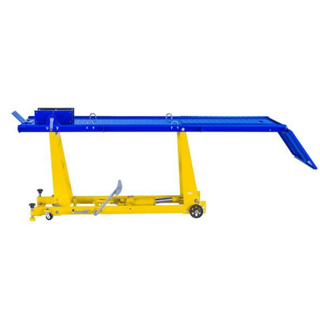 Platforma winda podnośnik stołowy motocyklowy do motocykli z podjazdem imadłem MSW MHB-450-780.3 MSW Platforma winda podnośnik stołowy motocyklowy do motocykli z podjazdem imadłem MSW MHB-450-780.3 MSW