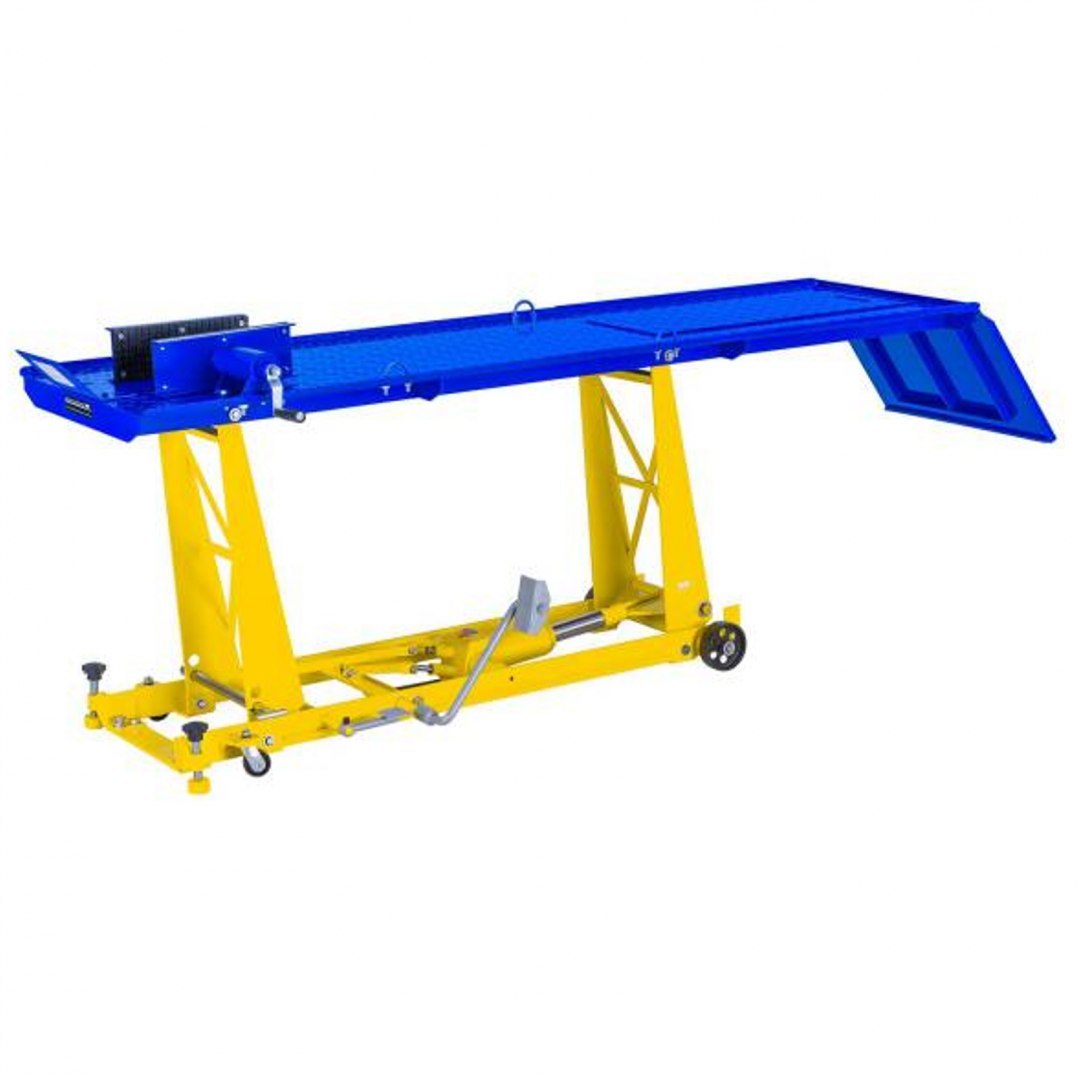 Platforma winda podnośnik stołowy motocyklowy do motocykli z podjazdem imadłem MSW MHB-450-780.3 MSW Platforma winda podnośnik stołowy motocyklowy do motocykli z podjazdem imadłem MSW MHB-450-780.3 MSW