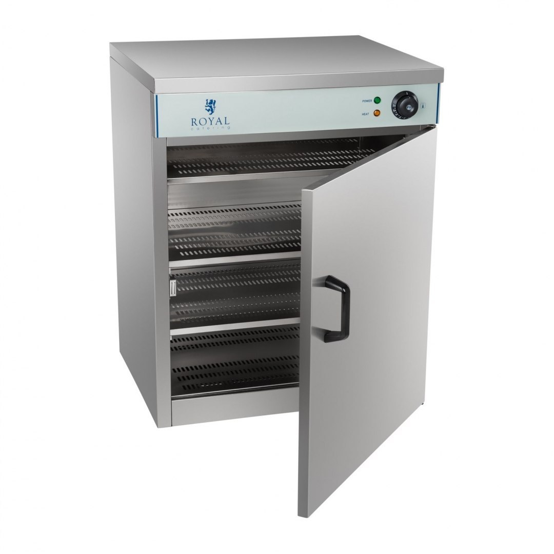 Podgrzewacz do talerzy HoReCa szafka grzewcza z kółkami 53x60x76,5cm Royal Catering Podgrzewacz do talerzy HoReCa szafka grzewcza z kółkami 53x60x76,5cm Royal Catering
