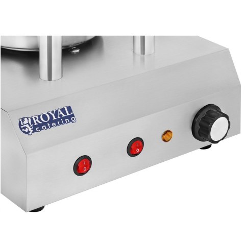Podgrzewacz urządzenie do 30 hot dogów parówek 2 bułek Royal Catering RCHW-350-2 Royal Catering Podgrzewacz urządzenie do 30 hot dogów parówek 2 bułek Royal Catering RCHW-350-2 Royal Catering