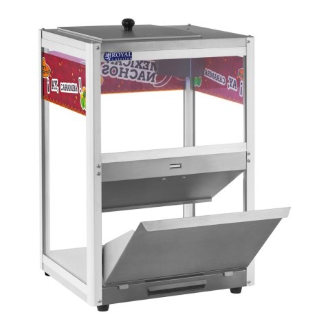 Podgrzewacz witryna grzewcza do nachos orzeszków ziemnych popcornu + szufelka Royal Catering