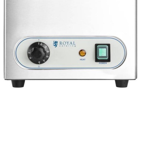 Podgrzewacz wodny do parówek kiełbasek HotDog 10L 230V RCHW-1000 Royal Catering Royal Catering Podgrzewacz wodny do parówek kiełbasek HotDog 10L 230V RCHW-1000 Royal Catering Royal Catering