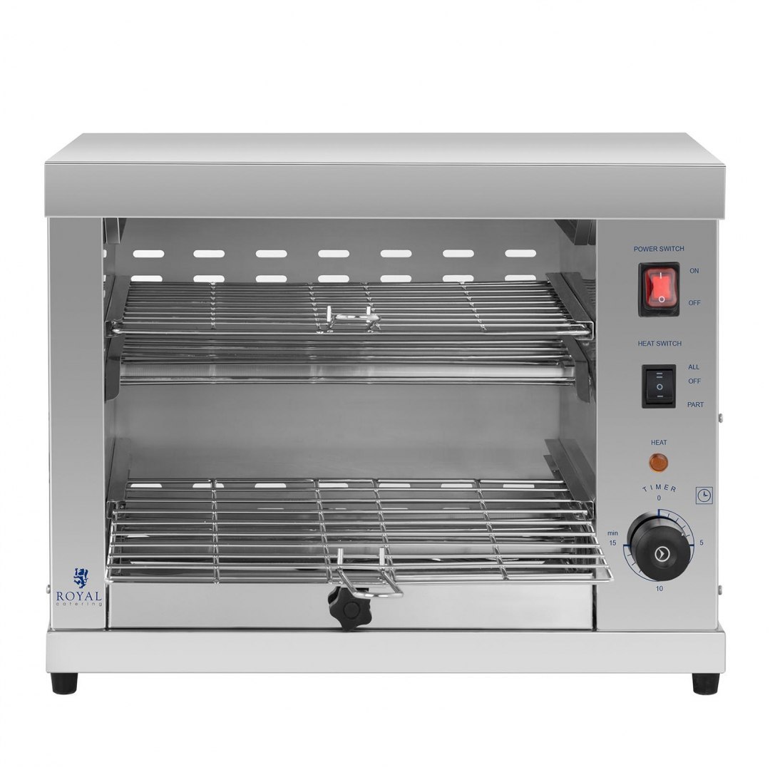Podwójny toster opiekacz salamander 3250W Royal Catering Podwójny toster opiekacz salamander 3250W Royal Catering