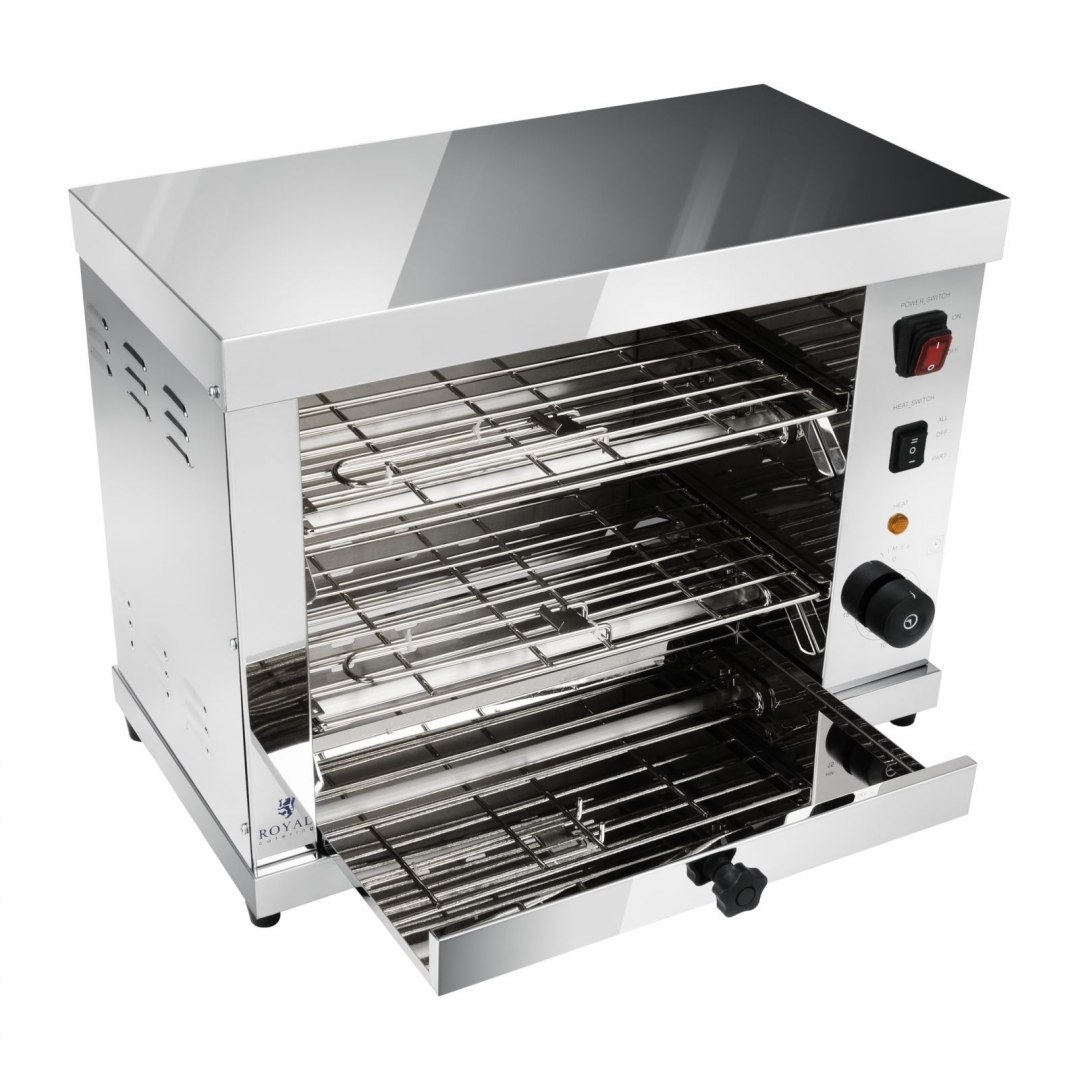 Podwójny toster opiekacz salamander 3250W Royal Catering Podwójny toster opiekacz salamander 3250W Royal Catering