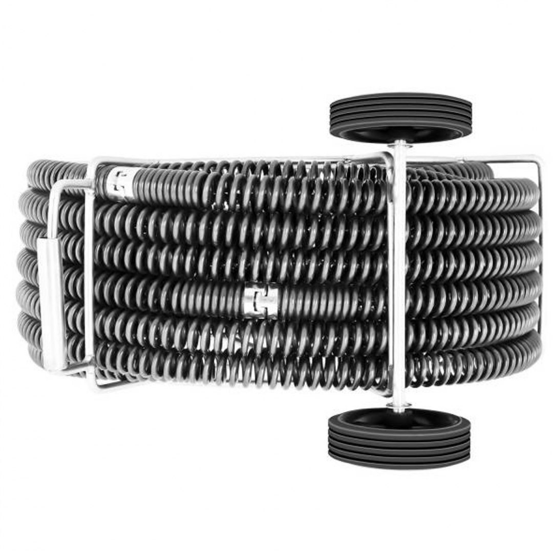 Spirala przepychacz sprężyna do rur hydrauliczna 4 x 4.65 m śr. 32 mm ZESTAW MSW Spirala przepychacz sprężyna do rur hydrauliczna 4 x 4.65 m śr. 32 mm ZESTAW MSW