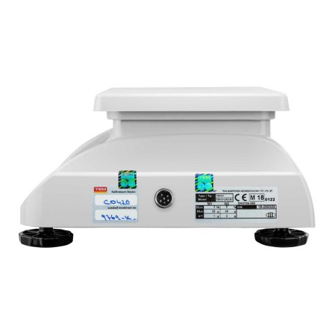 Waga sklepowa handlowa z legalizacją BEKO+ TEM RS232 6kg / 2g TEM Waga sklepowa handlowa z legalizacją BEKO+ TEM RS232 6kg / 2g TEM