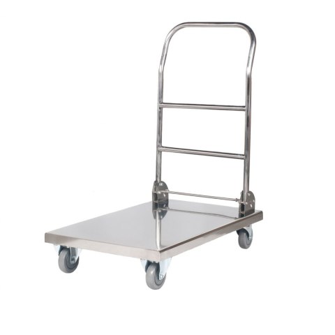 Wózek platformowy składany stalowy HoReCa platforma 70x52cm Royal Catering Wózek platformowy składany stalowy HoReCa platforma 70x52cm Royal Catering