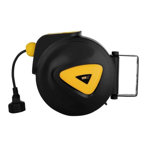 Zwijacz automatyczny bęben naścienny kablowy z przedłużaczem gniazdo AC230V / 16A / 50Hz dł. 21.5m MSW Zwijacz automatyczny bęben naścienny kablowy z przedłużaczem gniazdo AC230V / 16A / 50Hz dł. 21.5m MSW