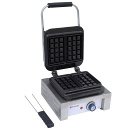 Gofrownica profesjonalna duża kratka 2 gofry brukselskie 2200W Hendi