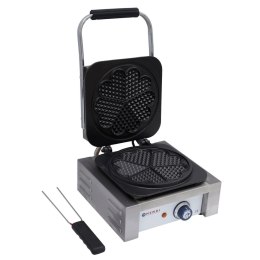 Gofrownica profesjonalna rozeta 5 gofrów serca śr. 215mm 2200W Hendi