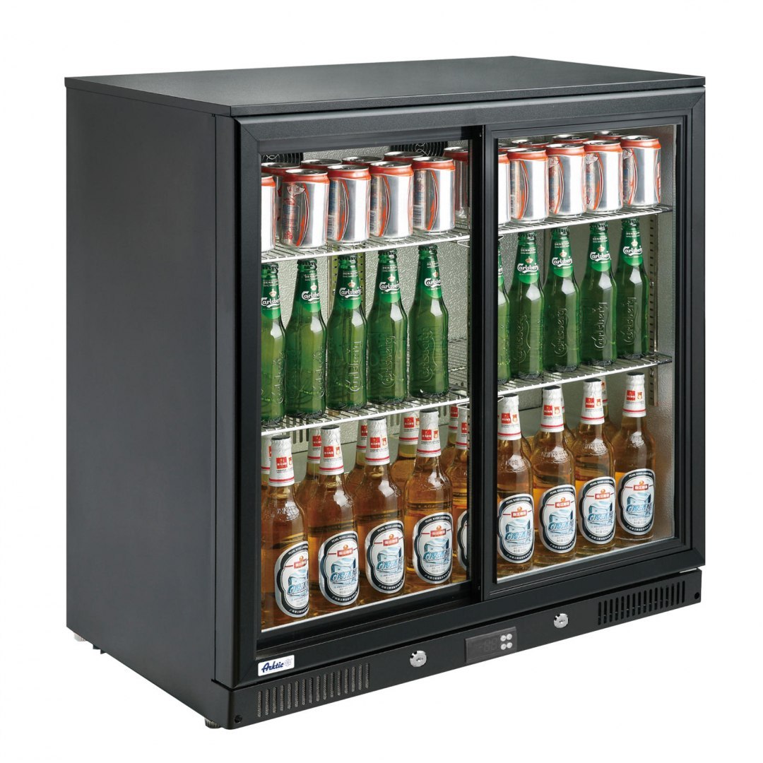 Lodówka barowa na napoje 2-drzwiowa szer. 90cm 228L ARKTIC Lodówka barowa na napoje 2-drzwiowa szer. 90cm 228L ARKTIC