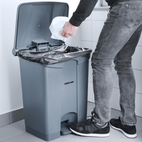 Pojemnik kosz na śmieci odpady z pedałem 87L Amer Box Pojemnik kosz na śmieci odpady z pedałem 87L Amer Box