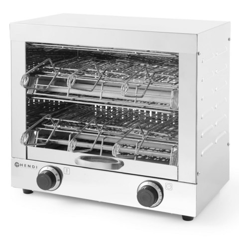 Toster kanapkowy kwarcowy z 6 klamrami 3000W Hendi Toster kanapkowy kwarcowy z 6 klamrami 3000W Hendi